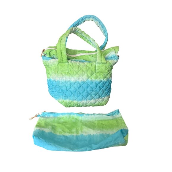 Jill & Ally Tie-Dye Quilted Tote Bag & Pouch Set - Picture 1 of 10